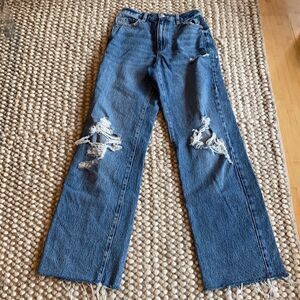 Garage jambe wide legged jeans